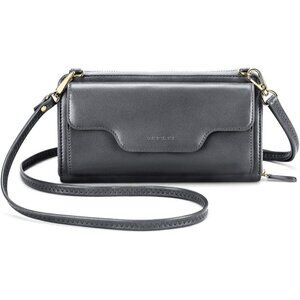 Women 03 - Iron Grey Wallet Imported Purses Crossbody Zipper Hand Bags